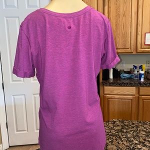 Lululemon tee shirt short sleeve sz 12